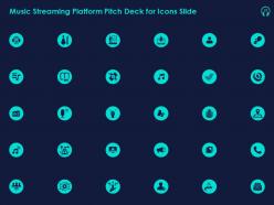Music streaming platform pitch deck ppt template