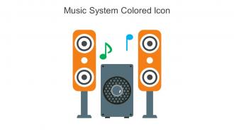 Music System Colored Icon In Powerpoint Pptx Png And Editable Eps Format