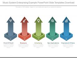Music system enterprising example powerpoint slide templates download