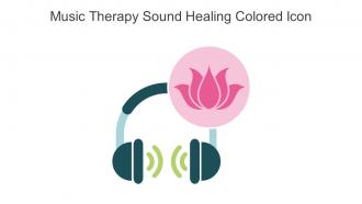 Music Therapy Sound Healing Colored Icon In Powerpoint Pptx Png And Editable Eps Format