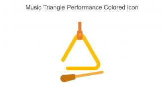 Music Triangle Performance Colored Icon In Powerpoint Pptx Png And Editable Eps Format