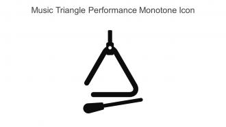 Music Triangle Performance Monotone Icon In Powerpoint Pptx Png And Editable Eps Format
