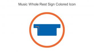 Music Whole Rest Sign Colored Icon In Powerpoint Pptx Png And Editable Eps Format
