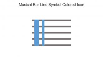 Musical Bar Line Symbol Colored Icon In Powerpoint Pptx Png And Editable Eps Format