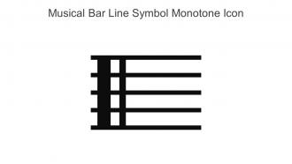 Musical Bar Line Symbol Monotone Icon In Powerpoint Pptx Png And Editable Eps Format