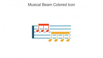 Musical Beam Colored Icon In Powerpoint Pptx Png And Editable Eps Format
