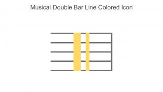 Musical Double Bar Line Colored Icon In Powerpoint Pptx Png And Editable Eps Format