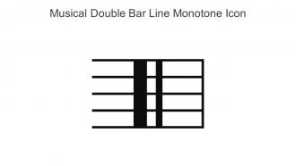 Musical Double Bar Line Monotone Icon In Powerpoint Pptx Png And Editable Eps Format