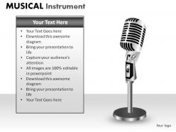 Musical instrument powerpoint presentation slides