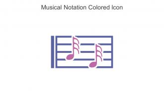 Musical Notation Colored Icon In Powerpoint Pptx Png And Editable Eps Format