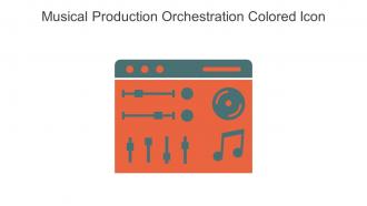 Musical Production Orchestration Colored Icon In Powerpoint Pptx Png And Editable Eps Format