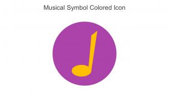 Musical Symbol Colored Icon In Powerpoint Pptx Png And Editable Eps Format