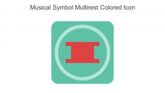 Musical Symbol Multirest Colored Icon In Powerpoint Pptx Png And Editable Eps Format