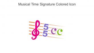Musical Time Signature Colored Icon In Powerpoint Pptx Png And Editable Eps Format