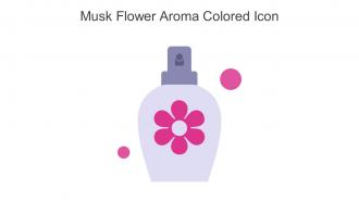 Musk Flower Aroma Colored Icon In Powerpoint Pptx Png And Editable Eps Format