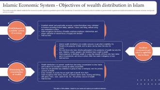 Muslim Banking Islamic Economic System Objectives Of Wealth Distribution In Islam Fin SS V