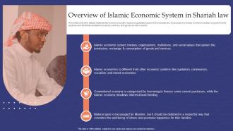Muslim Banking Overview Of Islamic Economic System In Shariah Law Fin SS V