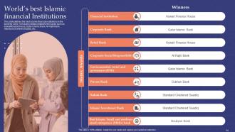 Muslim Banking Powerpoint Presentation Slides Fin CD V Editable Designed