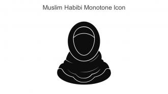 Muslim Habibi Monotone Icon In Powerpoint Pptx Png And Editable Eps Format