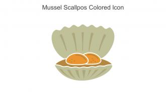 Mussel Scallpos Colored Icon In Powerpoint Pptx Png And Editable Eps Format