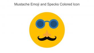 Mustache Emoji And Specks Colored Icon In Powerpoint Pptx Png And Editable Eps Format
