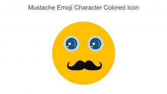 Mustache Emoji Character Colored Icon In Powerpoint Pptx Png And Editable Eps Format