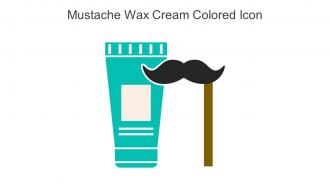 Mustache Wax Cream Colored Icon In Powerpoint Pptx Png And Editable Eps Format