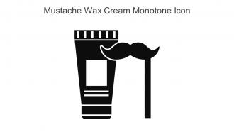 Mustache Wax Cream Monotone Icon In Powerpoint Pptx Png And Editable Eps Format