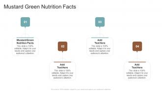 Mustard Green Nutrition Facts In Powerpoint And Google Slides Cpb