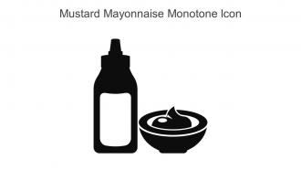Mustard Mayonnaise Monotone Icon In Powerpoint Pptx Png And Editable Eps Format