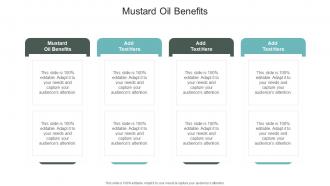 Mustard Oil Benefits In Powerpoint And Google Slides Cpb
