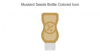 Mustard Seeds Bottle Colored Icon In Powerpoint Pptx Png And Editable Eps Format