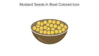 Mustard Seeds In Bowl Colored Icon In Powerpoint Pptx Png And Editable Eps Format
