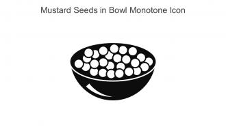 Mustard Seeds In Bowl Monotone Icon In Powerpoint Pptx Png And Editable Eps Format