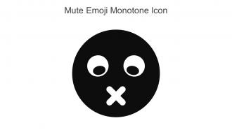 Mute Emoji Monotone Icon In Powerpoint Pptx Png And Editable Eps Format