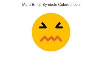 Mute Emoji Symbols Colored Icon In Powerpoint Pptx Png And Editable Eps Format