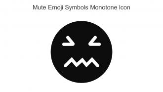 Mute Emoji Symbols Monotone Icon In Powerpoint Pptx Png And Editable Eps Format