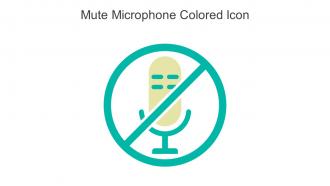 Mute Microphone Colored Icon In Powerpoint Pptx Png And Editable Eps Format