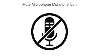Mute Microphone Monotone Icon In Powerpoint Pptx Png And Editable Eps Format