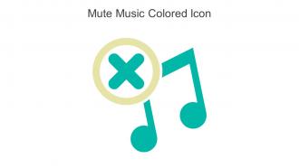 Mute Music Colored Icon In Powerpoint Pptx Png And Editable Eps Format