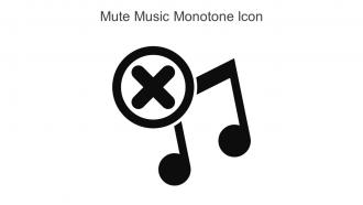 Mute Music Monotone Icon In Powerpoint Pptx Png And Editable Eps Format