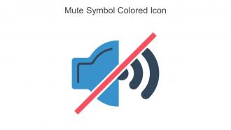 Mute Symbol Colored Icon In Powerpoint Pptx Png And Editable Eps Format
