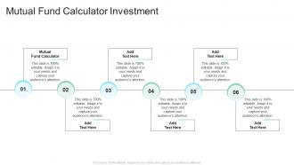 Mutual Fund Calculator Investment In Powerpoint And Google Slides Cpb