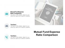 Mutual fund expense ratio comparison ppt powerpoint presentation professional inspiration cpb
