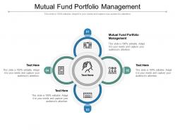 Mutual fund portfolio management ppt powerpoint presentation icon information cpb