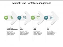 Mutual fund portfolio management ppt powerpoint presentation ideas topics cpb