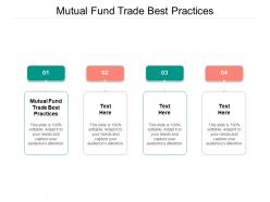 Mutual fund trade best practices ppt powerpoint presentation inspiration elements cpb