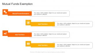 Mutual Funds Exemption In Powerpoint And Google Slides Cpb