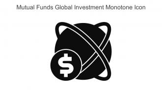Mutual Funds Global Investment Monotone Icon In Powerpoint Pptx Png And Editable Eps Format