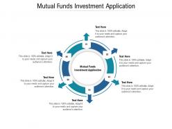 Mutual funds investment application ppt powerpoint presentation ideas file formats cpb